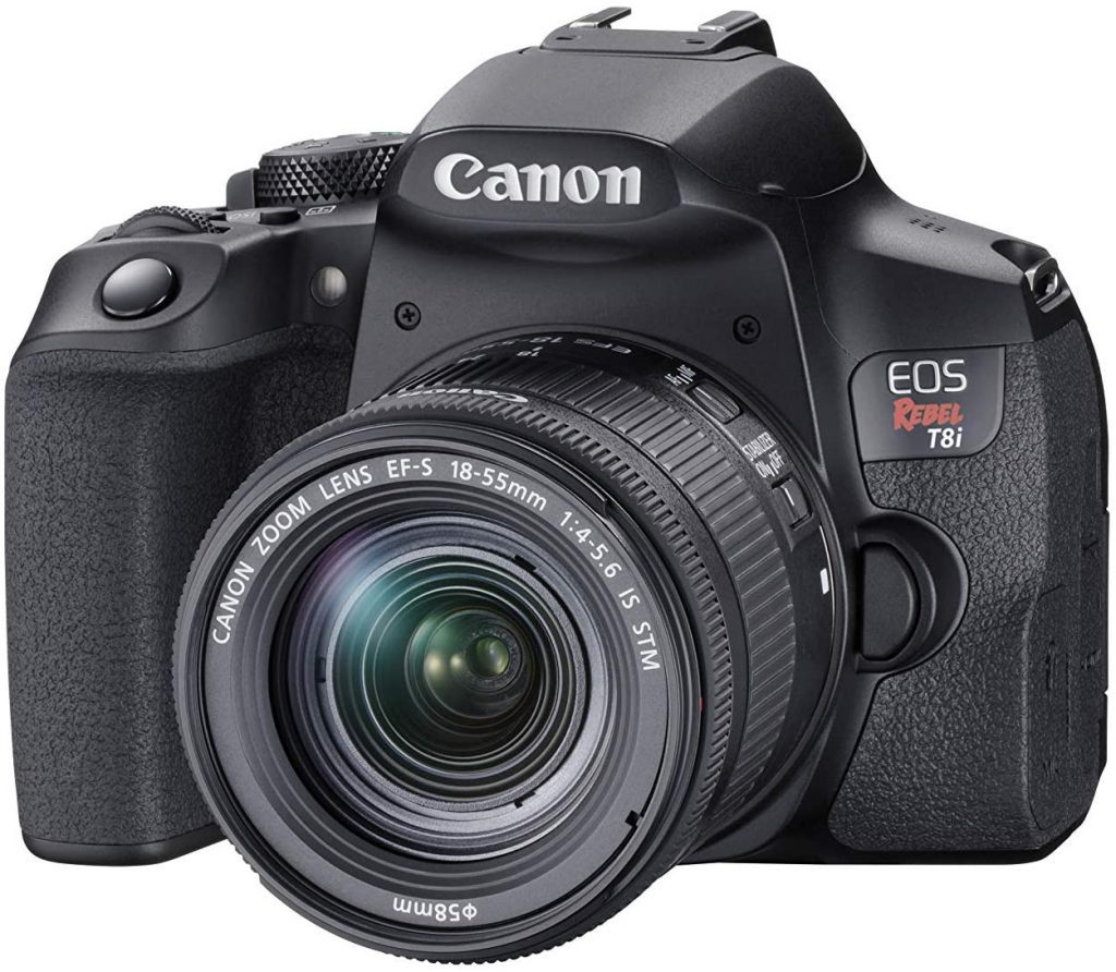 Canon EOS Rebel T8i, Bluetooth DSLR Camera
