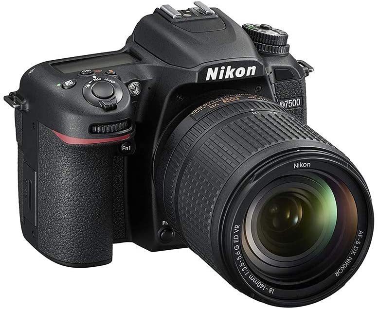 Nikon D7500 20.9MP DSLR Camera with AF-S DX NIKKOR. Bluetooth DSLR Camera