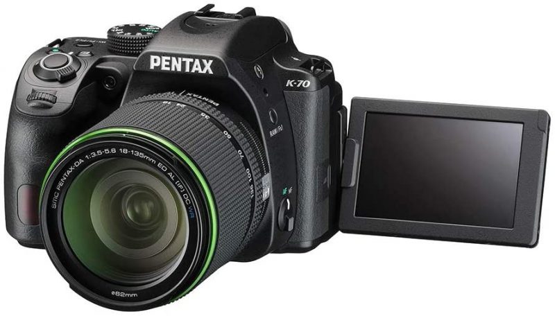 Pentax K-70 Weather-Sealed DSLR Camera, DSLR Cameras Under $1000