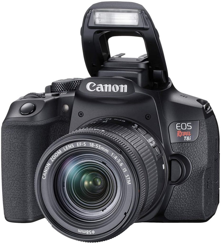 Canon EOS Rebel T8i EF-S, DSLR cameras under $1000