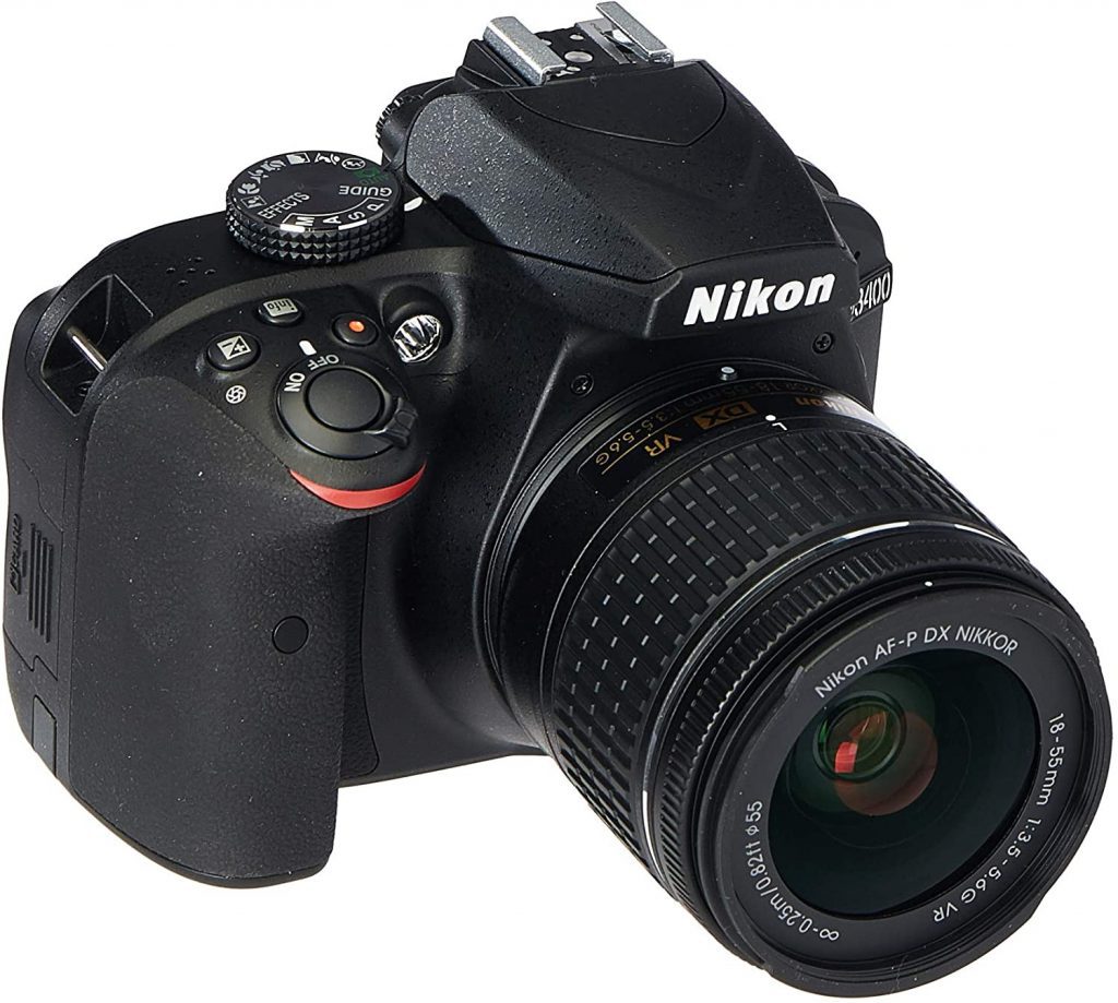 Nikon D3400 Digital SLR Camera, 4k dslr cameras